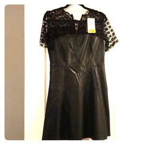 ZARA-leather dress